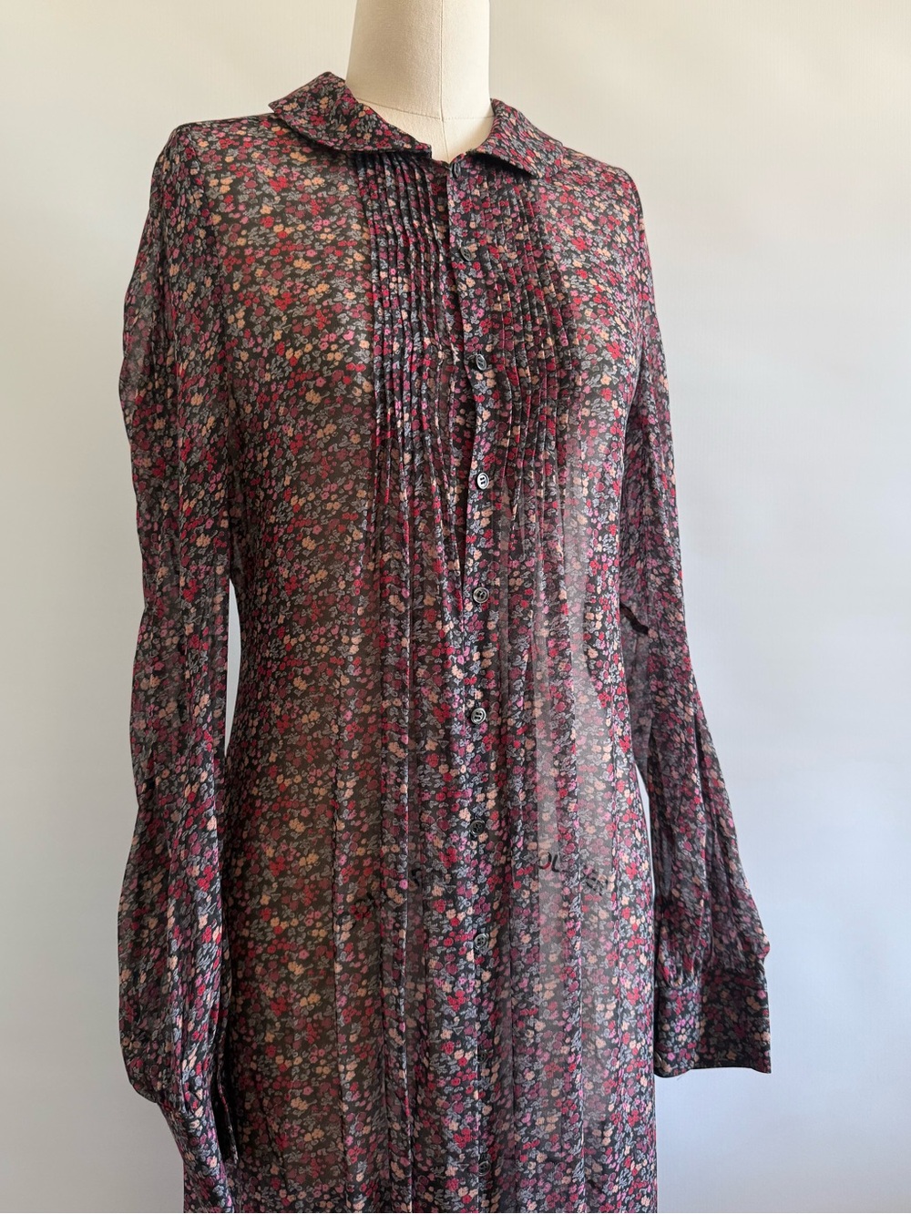 Junya Watanabe Comme des Garçons sheer floral dress